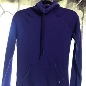 Purple under armour turtle neck sweater